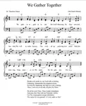We Gather Together song