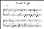 Silent Night sheet music