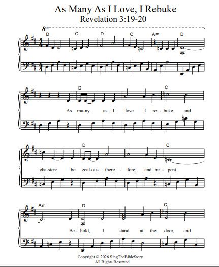 Revelation 3 song about God rebuking us