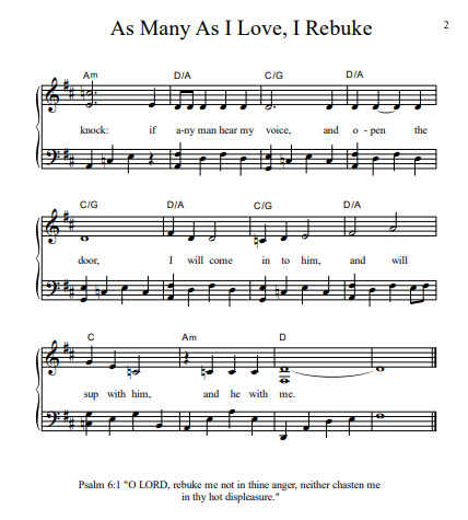 God rebukes us song