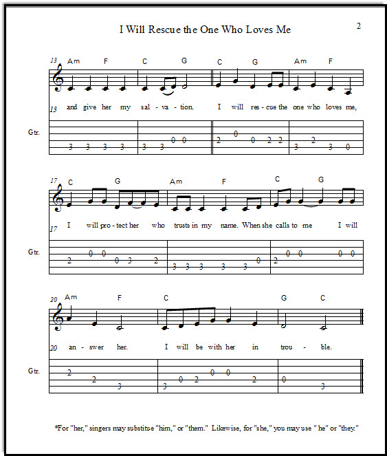 O Jesus, I Have Promised - Easy Guitar Sheet Music and Tab with Chords and  Lyrics