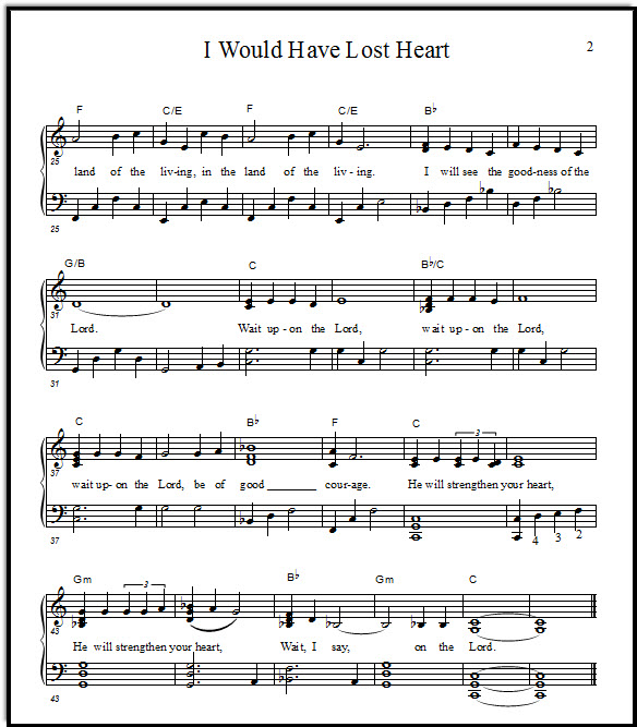 Psalm 27 song