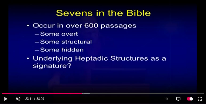 Sevens in the Bible