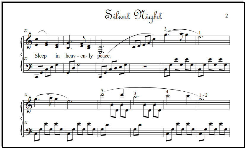 O Holy Night, Beautiful Christmas Carol, All Verses, Solo & Piano w/  Lyrics