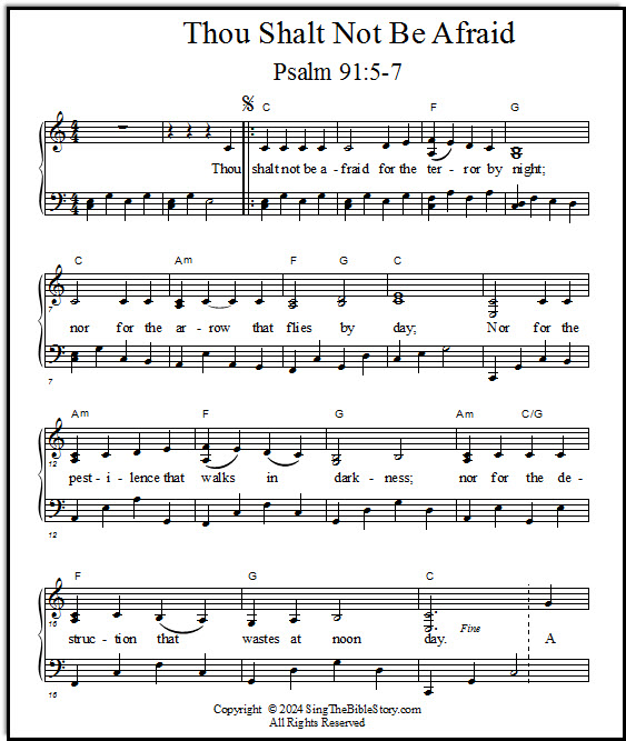 Psalm 91 piano song