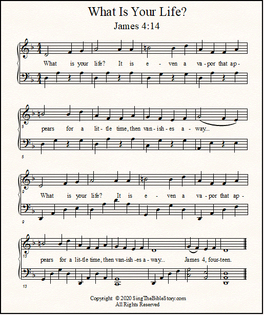 James 4 song from the Bible